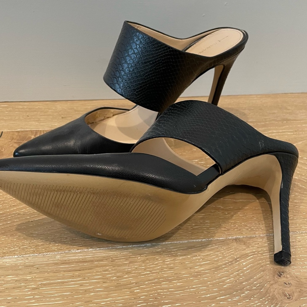 Banana Republic Black Textured Heels - Picture 2 of 4